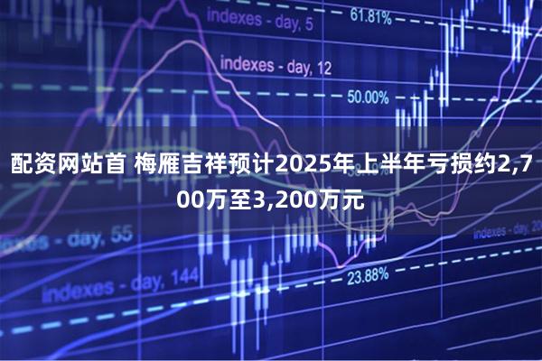配资网站首 梅雁吉祥预计2025年上半年亏损约2,700万至3,200万元